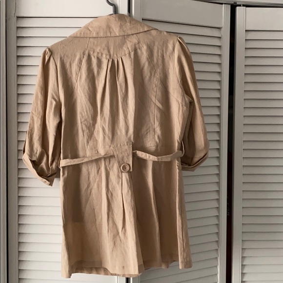 Linen Trench - Picture 3 of 5